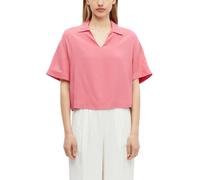 Druckbluse S.OLIVER, Damen, Gr. 38, marsala pink, Web, Obermaterial: 100% Viskose, gemustert, lässig geschnitten hüftlang, V-Ausschnitt, abgesteppte Kante, Blusen Druckbluse, Sommerbluse mit Allover-P