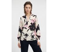 Druckbluse SOYACONCEPT "SC-BENE 2", Damen, Gr. M, rose combi, Web, Obermaterial: 100% Viskose, bedruckt, regular fit normal, V-Ausschnitt, Blusen Druckbluse (66249437-M) rose combi