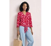 Street One Damen 3/4-Arm Bluse mit Knotendetail