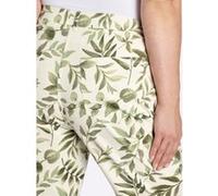 Druckhose champagner-pistazie-gemustert 54