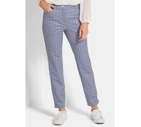 Druckhose LOUISA in Scuba-Qualität blau 42 lang