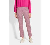 Druckhose LOUISA in Scuba-Qualität lila 44 lang