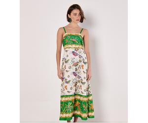 Druckkleid APRICOT "Druck Midikleid", Damen, Gr. M (38), N-Gr, grün, gewebt, Obermaterial: 100% Polyester PES., bedruckt, normal, Kleider Druckkleid, mit Trägern (87841331-38) grün