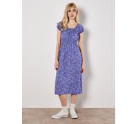 Druckkleid APRICOT "Midikleid", Damen, Gr. M (38), N-Gr, lila, gewebt, Obermaterial: 100% Viskose CV., Kleider Druckkleid, Elastischer Bund (94915954-38) lila
