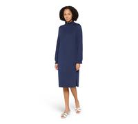 Druckkleid CARTOON "Damen mit Eingrifftaschen", Damen, Gr. 36, Normalgrößen, blau (dunkelblau), Obermaterial: 79% Modal, 15% Polyester, 6% Elasthan, figurumspielend kurz, Rundhals, Kleider Druckkleid 