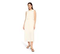 Druckkleid CARTOON "Damen mit Stickerei", Damen, Gr. 34, Normalgrößen, eggnog, Obermaterial: 100% Viskose, A-Linie lang, Rundhals, Kleider Druckkleid (29985333-34) eggnog