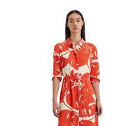 Druckkleid MARC O'POLO "aus fließendem Viskose-Twill", Damen, Gr. 38, Normalgrößen, bunt (me29), Obermaterial: 100% Viskose, bedruckt, regular fit wadenlang, Manschette, Kleider Druckkleid (28208411-3