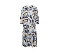 Druckkleid SOYACONCEPT "SC-FELICITY AOP 528", Damen, Gr. M, N-Gr, hydrangea combi, Web, Obermaterial: 50% Baumwolle, 50% Viskose, bedruckt, V-Ausschnitt, Kleider, Sommerkleid (68144244-M) hydrangea co