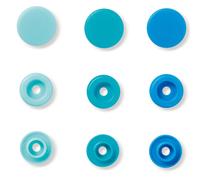 Druckknöpfe Color Blau