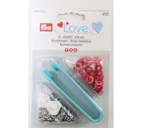 Druckknöpfe Jersey, Prym Love, 8mm, rot