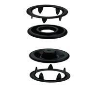 Druckknöpfe Jersey wählbar 8,5 mm bis 21 mm 100 Stück Jersey Snaps Metallknöpfe Nähzubehör Buttons (Schwarz, 17 mm)