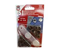 Druckknöpfe Nähfrei Druckknopf Anorak, Sport, Camping Knöpfe 15mm (Altmessing, dicke Stoffe (Sport, Camping))