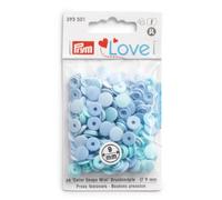 Druckknopf "Color Snaps Mini", Prym Love, 9mm, hellblau