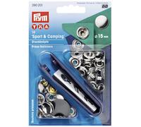 Druckknopf Packeinheit 10 Stk. Material Messing verchromt