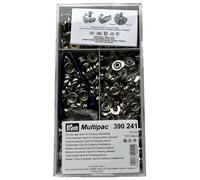 Druckknopf Packeinheit 100 Stk. Material Messing verchromt