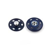 Druckknopfverschluss, 10er-Sets 8-30 mm große Metall-Druckknöpfe for Annähen, Druckknöpfe for Kleidung, Geldbörsen, Handtaschen, Bastelbedarf(Dark blue,30mm)