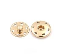 Druckknopfverschluss, 10er-Sets 8-30 mm große Metall-Druckknöpfe for Annähen, Druckknöpfe for Kleidung, Geldbörsen, Handtaschen, Bastelbedarf(Gold,19mm)
