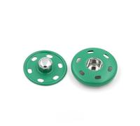Druckknopfverschluss, 10er-Sets 8-30 mm große Metall-Druckknöpfe for Annähen, Druckknöpfe for Kleidung, Geldbörsen, Handtaschen, Bastelbedarf(Green,23mm)
