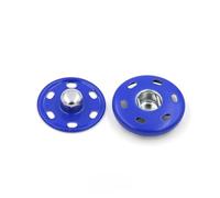 Druckknopfverschluss, 10er-Sets 8-30 mm große Metall-Druckknöpfe for Annähen, Druckknöpfe for Kleidung, Geldbörsen, Handtaschen, Bastelbedarf(Blue,23mm)