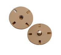 Druckknopfverschluss, 6 Sets 10-25 mm Metall-Druckknöpfe for Damenbekleidung, unsichtbare Druckknöpfe for Pullover, Mäntel, Trenchcoats, vielseitige abnehmbare Verschlüsse(Khaki,21mm)