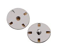 Druckknopfverschluss, 6 Sets 10-25 mm Metall-Druckknöpfe for Damenbekleidung, unsichtbare Druckknöpfe for Pullover, Mäntel, Trenchcoats, vielseitige abnehmbare Verschlüsse(Silver black,25mm)