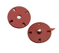 Druckknopfverschluss, 6 Sets 10-25 mm Metall-Druckknöpfe for Damenbekleidung, unsichtbare Druckknöpfe for Pullover, Mäntel, Trenchcoats, vielseitige abnehmbare Verschlüsse(Bordeaux,15mm)