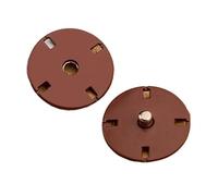 Druckknopfverschluss, 6 Sets 10-25 mm Metall-Druckknöpfe for Damenbekleidung, unsichtbare Druckknöpfe for Pullover, Mäntel, Trenchcoats, vielseitige abnehmbare Verschlüsse(Crimson,15mm)