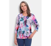 Druckshirt in kraftvollen Farben bunt 40