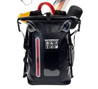 Dry Bag Rucksack, Roll-Top, groß, leicht, PVC-Rucksack, Schwarz , Refer to description, Unisex