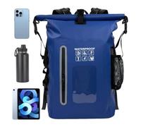 Dry Bag Rucksack, wasserdicht, große Kapazität, Roll-Top-Rucksack, dunkelblau, Refer to description, Unisex