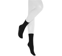 Hudson Damen Socken Dry Cotton klimaregulierend 3er Pack 39-42 Schwarz