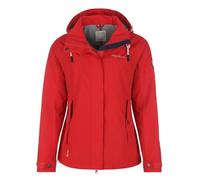 Dry Fashion Damen Funktionsjacke Norderney - Jacke in Navy, Größe 40 | Wind- & wasserdicht, Atmungsaktiv, Verschweißte Nähte, Abgedeckter 2-Wege-Reißverschluss, Verstellbare & abnehmbare Kapuze