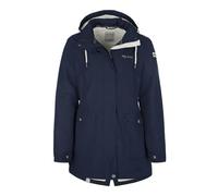 Dry Fashion Damen Funktionsmantel Aarhus gefüttert - Outdoor-Funktionsjacke wind- und wasserdicht in Navy Größe 36