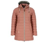 Dry Fashion Damen Polyurethan-Mantel Danzig gesteppt - Outdoor-Jacke wind- und wasserdicht in Alt-Rosa Größe 46