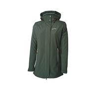Dry Fashion Damen Softshellmantel Sylt Regenmantel, Farbe:Olive, Größe:38