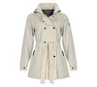 Dry Fashion Damen Trenchcoat Orth mit Innenfutter - Funktionsmantel wasserdicht, winddicht, atmungsaktiv in Cremeweiß Größe 42