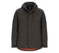 Dry Fashion Herren Funktionsjacke Grönland gefüttert - Winterparka wind- und wasserdicht in Anthrazit Größe L