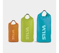 Drybag Set / wasserdichte Packtaschen Silva Dry Bag, 70D, 12/24/36 Liter, orange/grün/blau, 3er-Pack