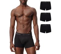 Drykorn CORBIN Boxershorts Herren Baumwolle 3er-Pack | Bequeme Passform Gr. S-XL | Weich & Strapazierfähig | Unterhosen Männer mit Gummibund | Schwarz