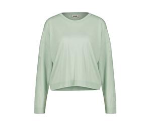 Drykorn Damen Longsleeve Lyocell-Mix CESIDIE, grün, Gr. S