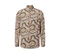 Drykorn Freizeithemd Herren Modern Fit Viskose braun, S