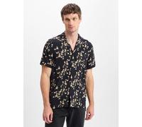 Drykorn Freizeithemd Herren Regular Fit Viskose schwarz, S