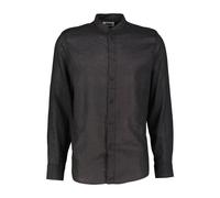 Drykorn Herren Freizeithemd mit Leinen TALOC Regular Fit, schwarz, Gr. L