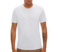 Drykorn Herren kurzärmeliges T-Shirt Carlo Größe M | Slim Fit mit Rundhals | 100% Cotton | Weiß