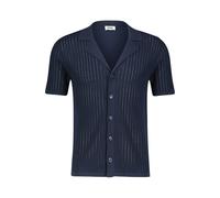 Drykorn Herren Strickhemd RAY Regular Fit, marine, Gr. M