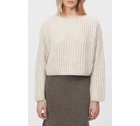 Drykorn Strickpullover mit Rundhalsausschnitt Modell 'IMENY' in Sand Melange, Größe XL