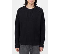 Drykorn Strickpullover mit Strukturmuster Modell 'Neelio' in Black, Größe L