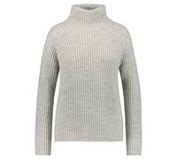 Drykorn Strickpullover mit Stehkragen Modell 'ARWEN' in Hellgrau Melange, Größe L