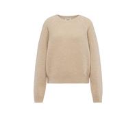 Drykorn Strickpullover aus Alpaka-Mix Modell 'PEMIRI' in Sand Melange, Größe S