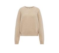 Drykorn Strickpullover aus Alpaka-Mix Modell 'PEMIRI' in Sand Melange, Größe XL
